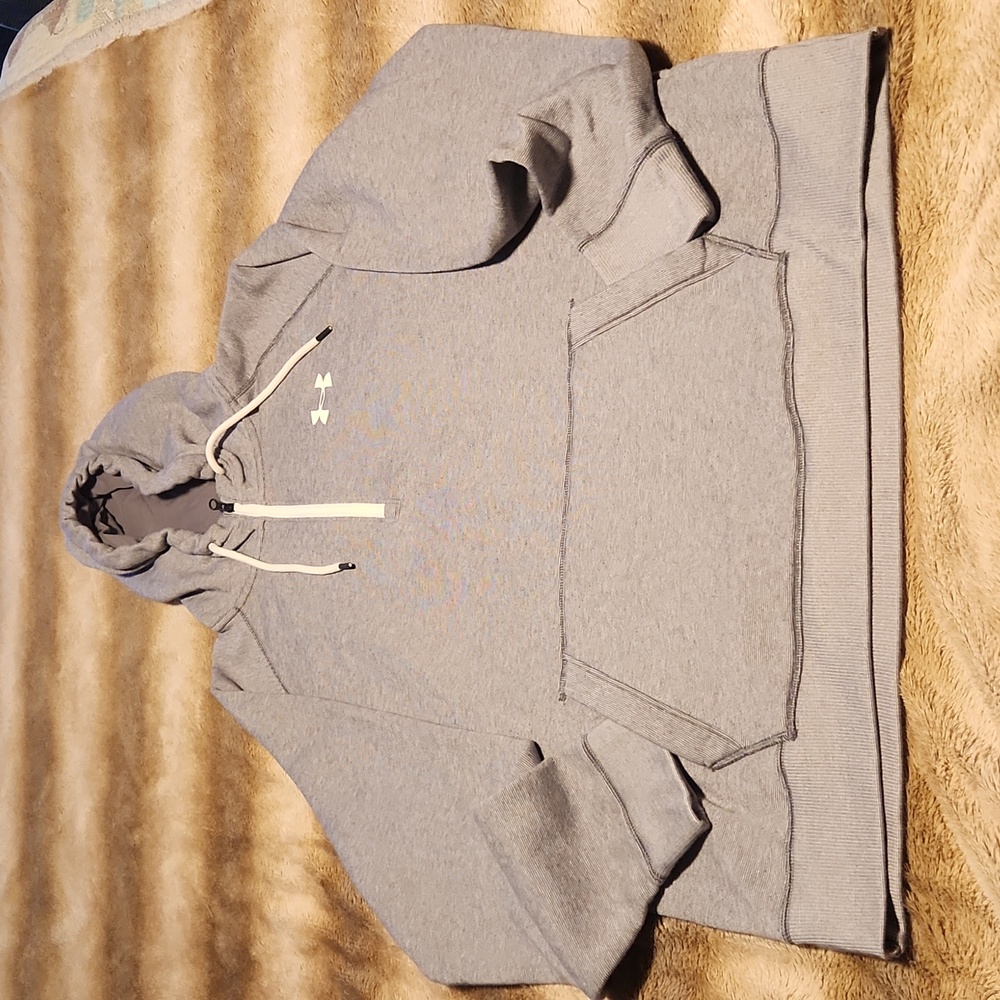 Under Armour Cold Gear Hooded Sweatshirt Gray XL